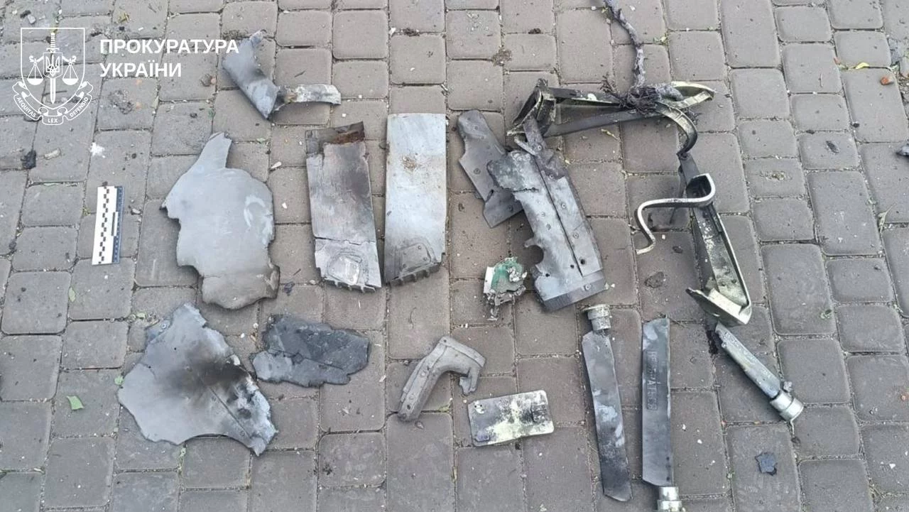 Осколки ракеты Бандероль в Балаклее