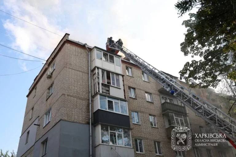 “Приліт” по 5-поверхівці в Новобаварському районі Харкова: перші дані
