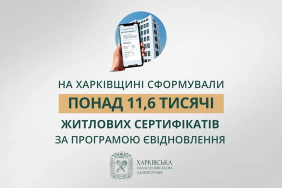 Реалізація програми «єВідновлення» на Харківщині: оперативні дані ХОВА