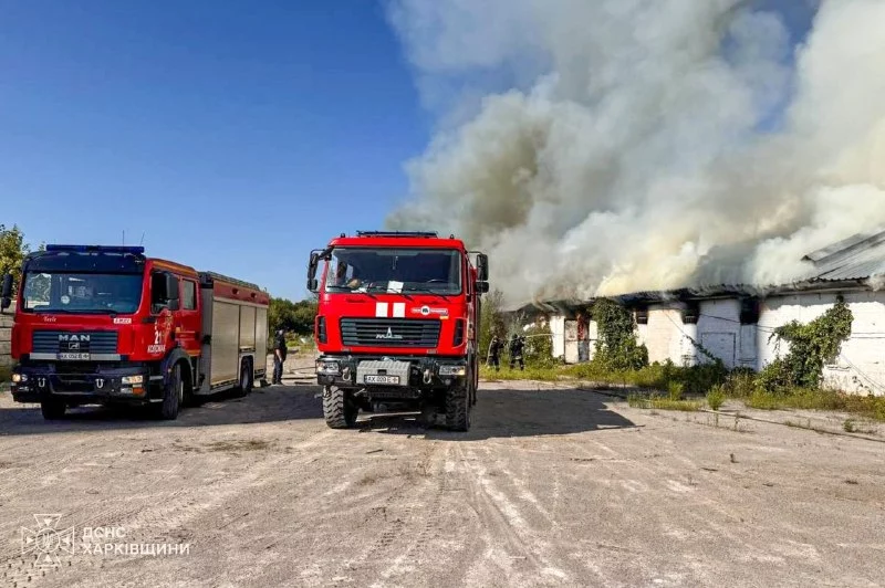 удар по сельхозпредприятию на Харьковщине