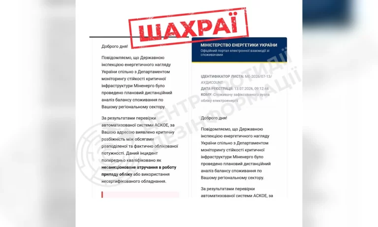 Фейковые письма от Минэнерго рассылают украинцам – чем они опасны