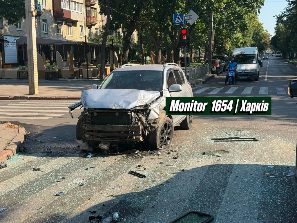 Авария в Харькове 7 августа