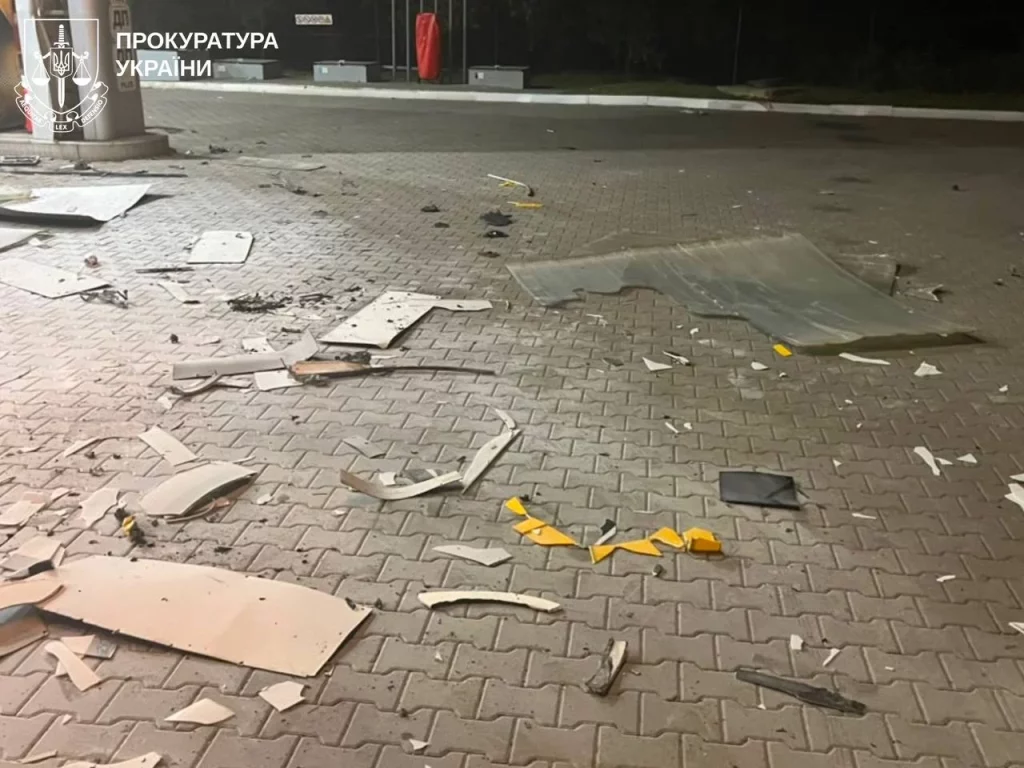 Обстрел АЗС в Харькове 18 августа