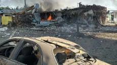 Перші фото після обстрілу Печенігів показав Зеленський