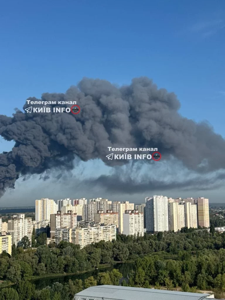 Обстрел Киевщины 31 августа