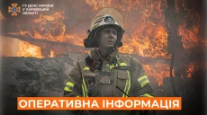 ГСЧС: FPV атаковал в Харькове АЗС, пожары после ударов бушевали и в области
