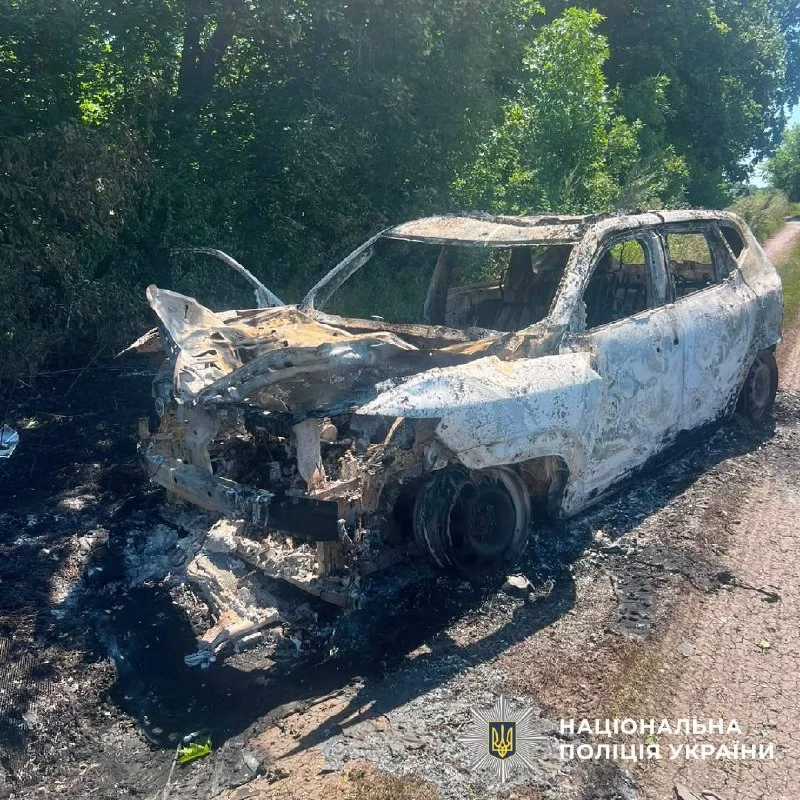 удар по авто копов на Харьковщине