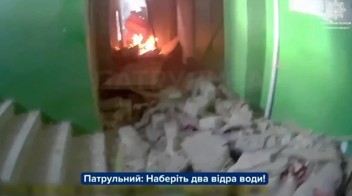 Обстрел Харькова 9 августа: первые минуты после удара показали копы (видео)