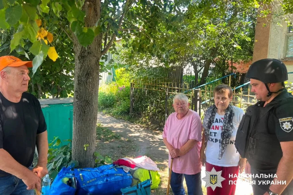 удар по авто копов на Харьковщине