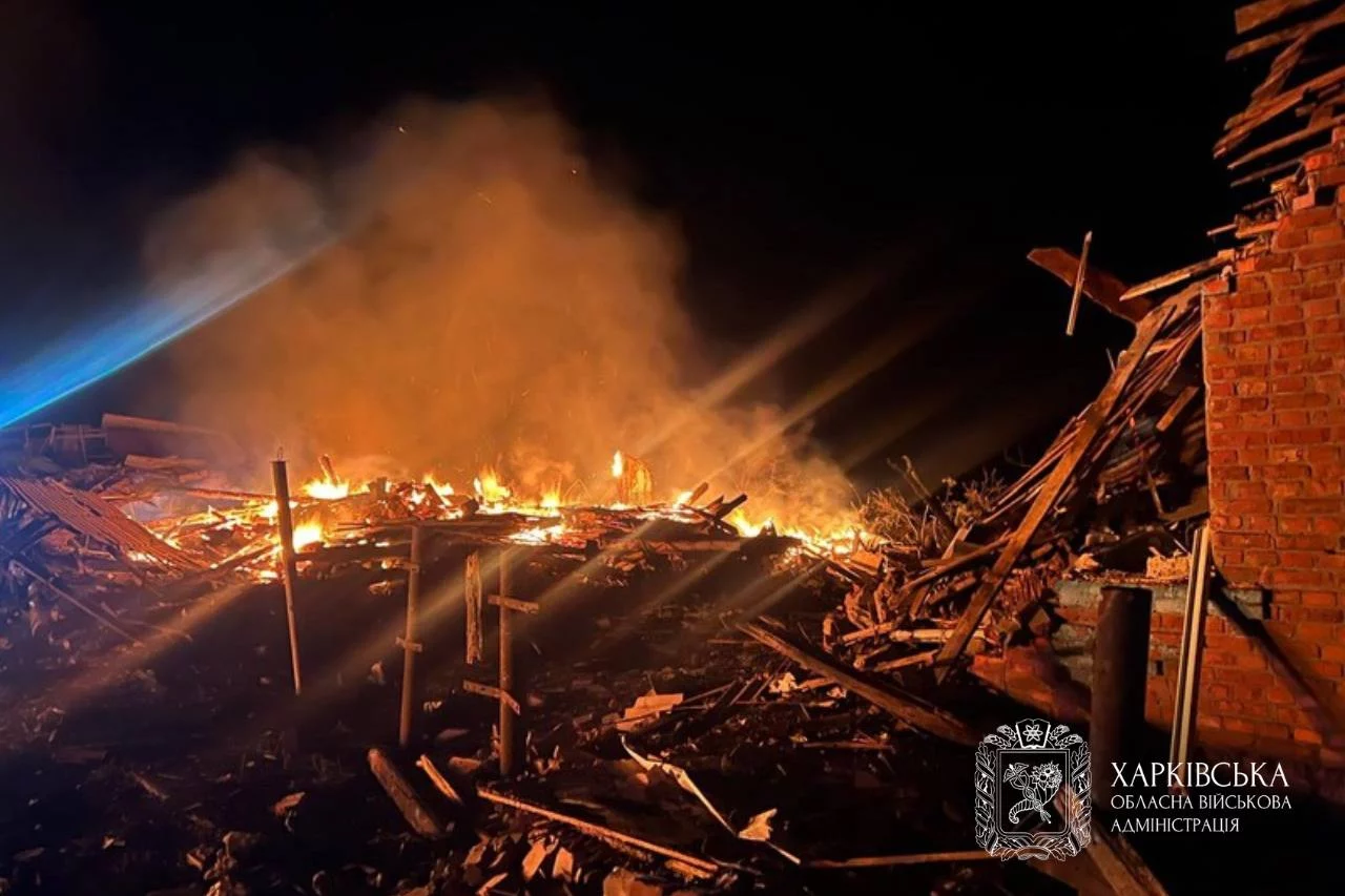 обстрел села Лебяжье в Чугуевском районе Харьковской области 2