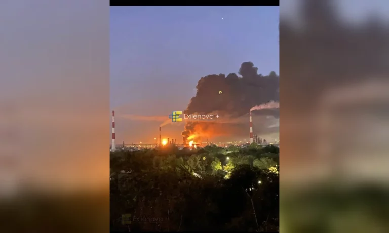 «Опять завод!» пылает в Самаре: ВСУ атаковали Куйбышевский НПЗ (фото/видео)