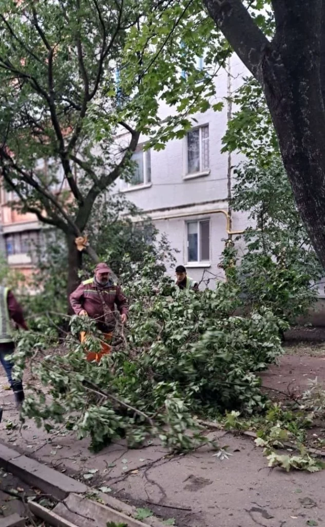 Последствия непогоды в Харькове
