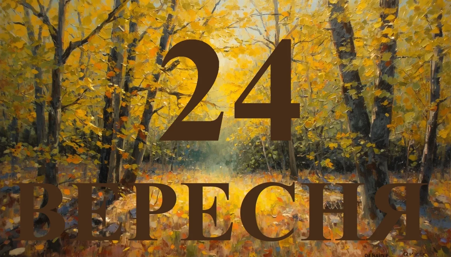 Сьогодні 24 вересня 2026: яке свято та день в історії