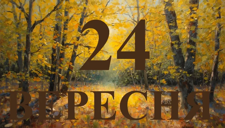 Сьогодні 24 вересня 2026: яке свято та день в історії