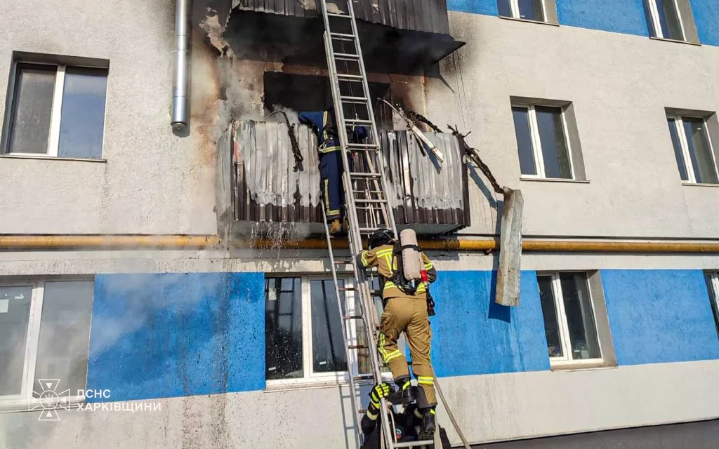 удар БпЛА по дому на Харьковщине