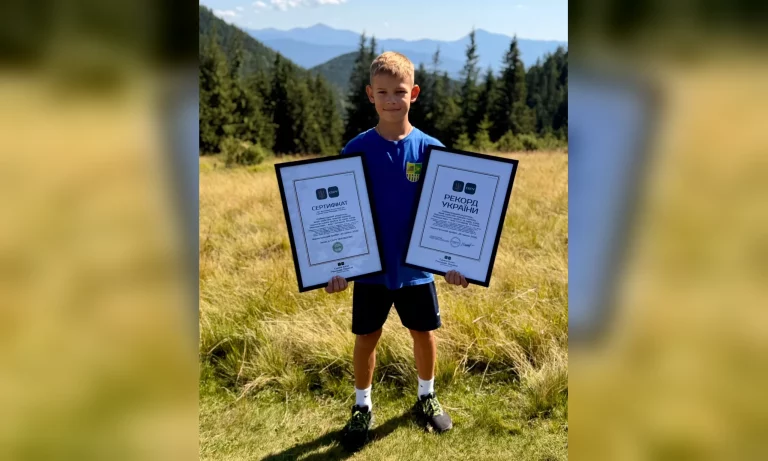 Уникальный рекорд Украины установил 10-летний харьковчанин