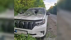 FPV-дрон атаковал гражданский автомобиль в 20 км от Харькова