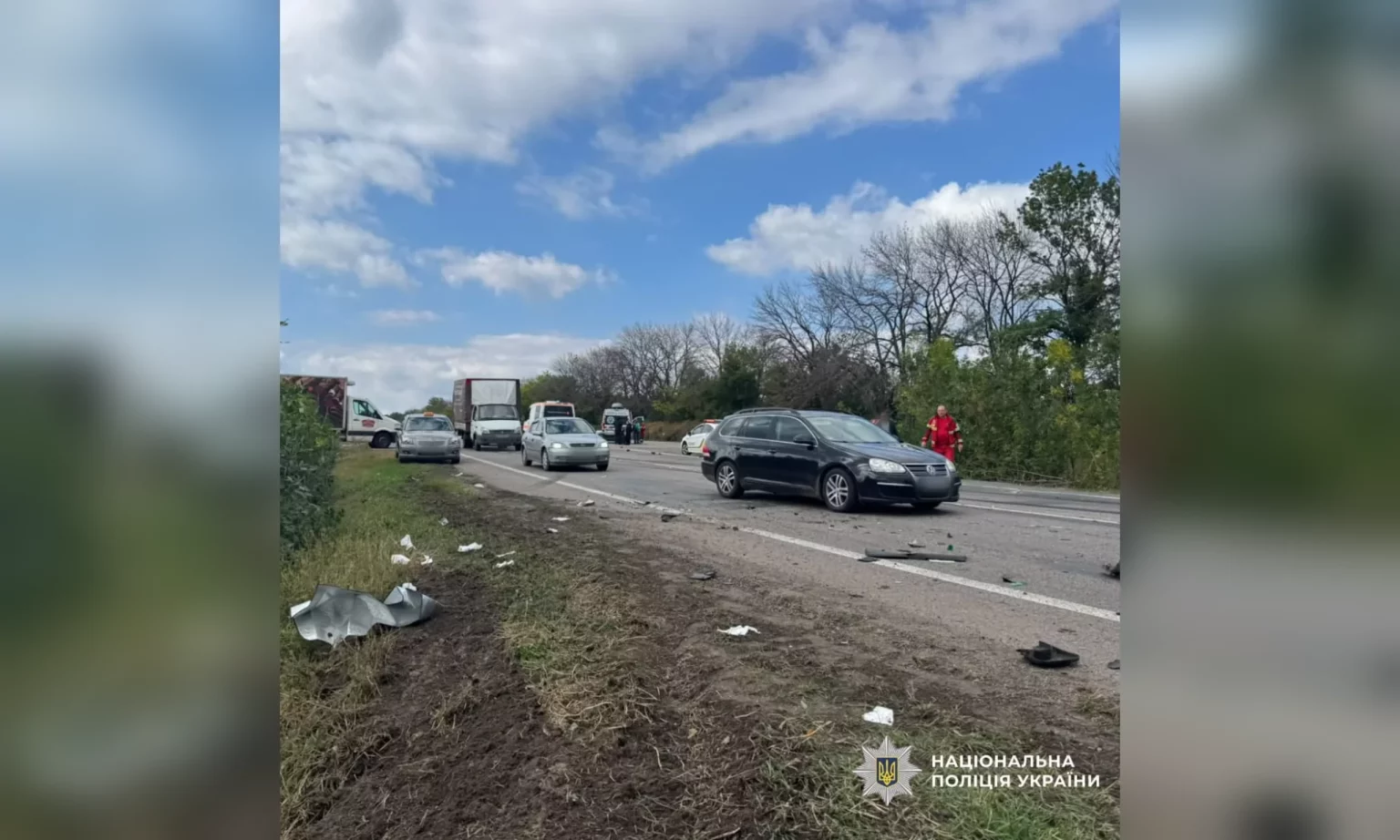 Смертельное ДТП под Харьковом: Audi не уступил фуре, водитель погиб (видео)