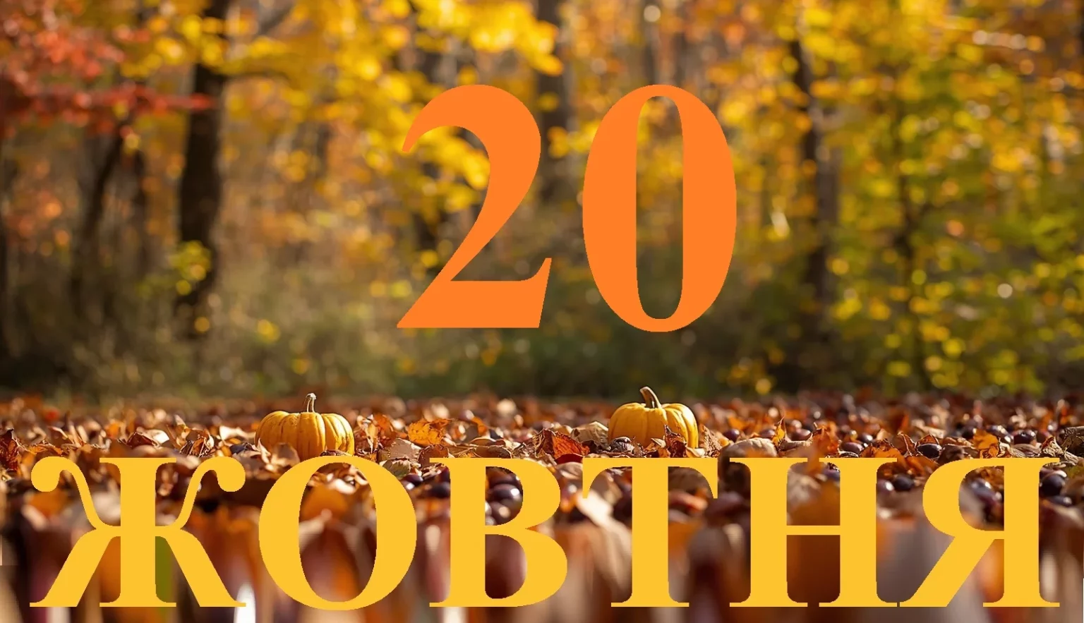 Сьогодні 20 жовтня 2026: яке свято та день в історії