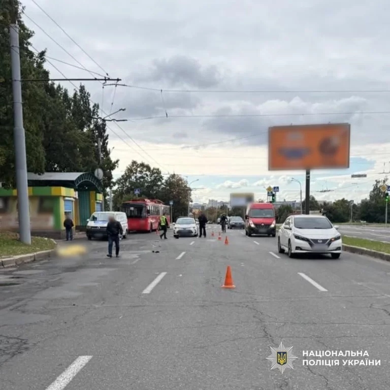 Трагедия в Харькове: на проспекте Льва Ландау под колесами BMW погиб пешеход