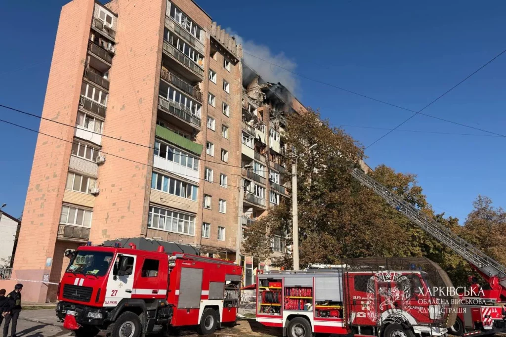 Последствия ударов по Харькову 12 октября