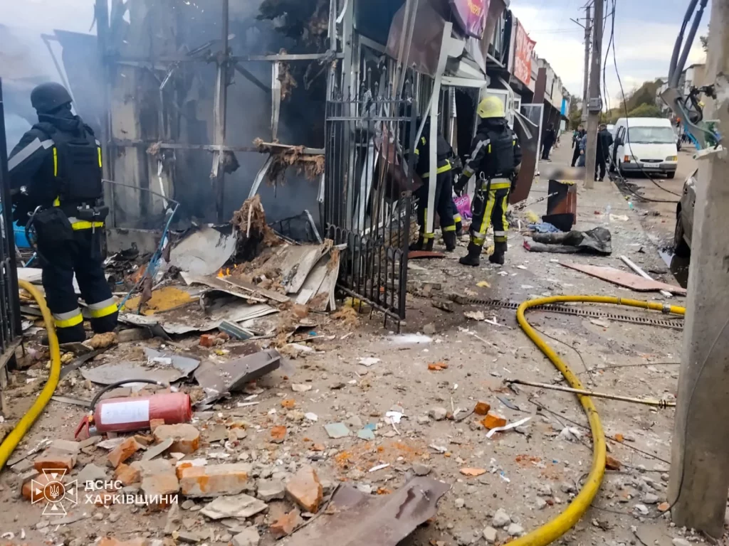 удар по рынку в Лозовой