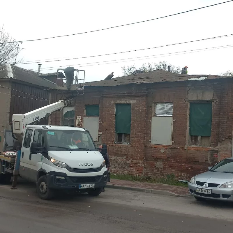 последствия ударов в Основянском районе