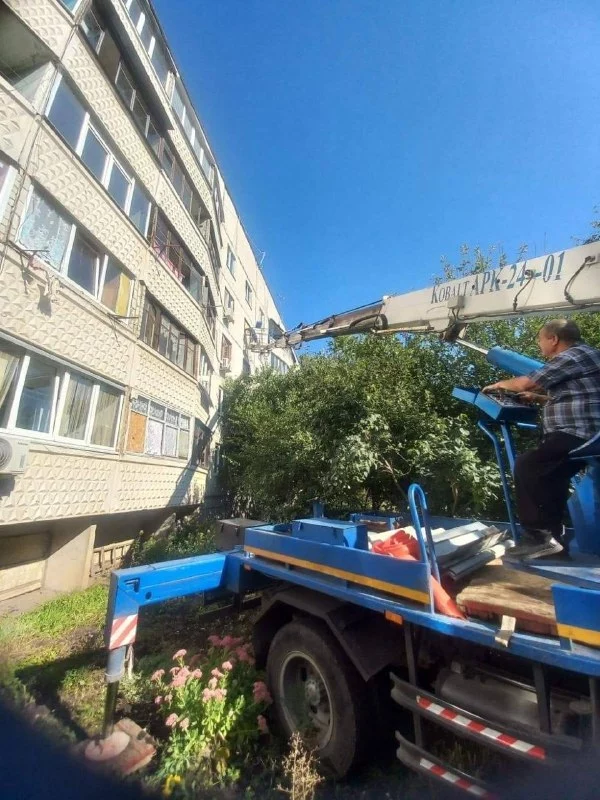 ликвидация последствий атак 5 октября в Харькове
