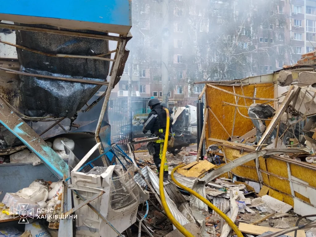 удар по рынку в Лозовой