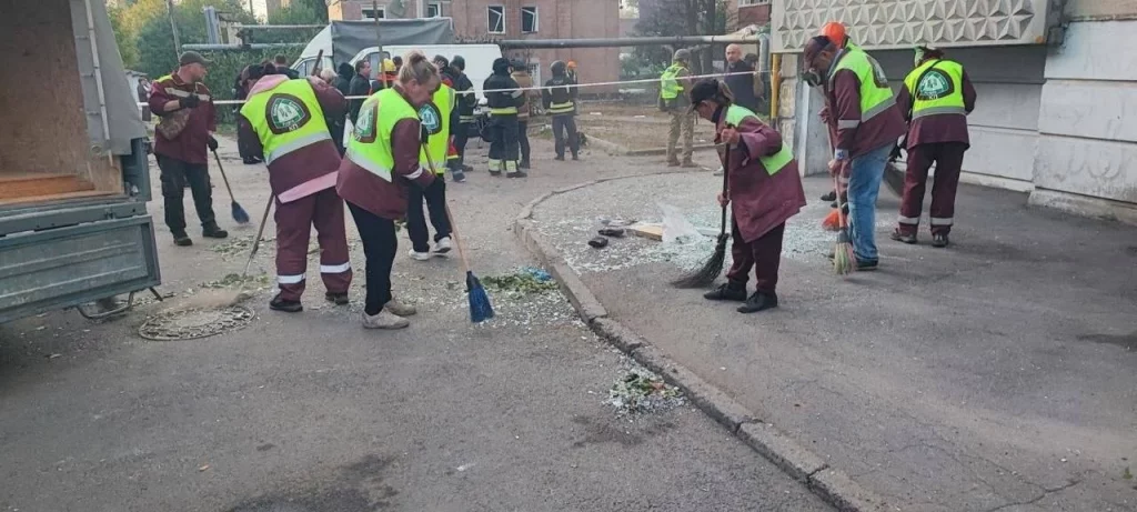 удар по Холодногорскому району Харькова