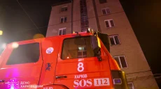 Шестиповерховий дім горів у Харкові: загинув мешканець, п’ять – постраждали