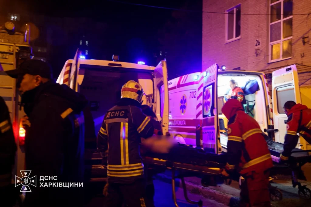 Пожар в Харькове 25 октября