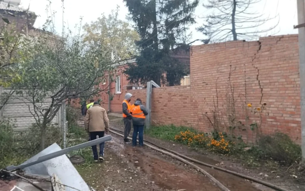 ликвидация последствий удара в Основянском районе