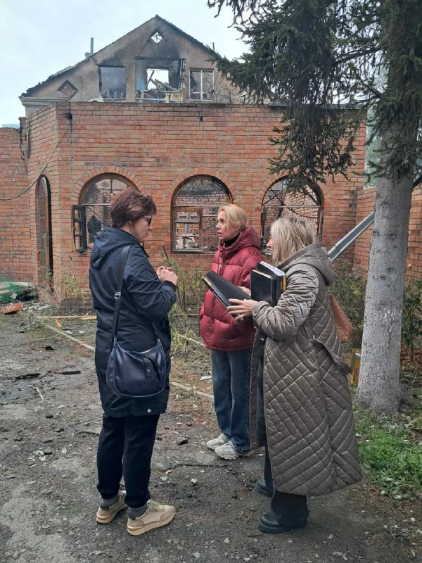 ликвидация последствий удара в Основянском районе