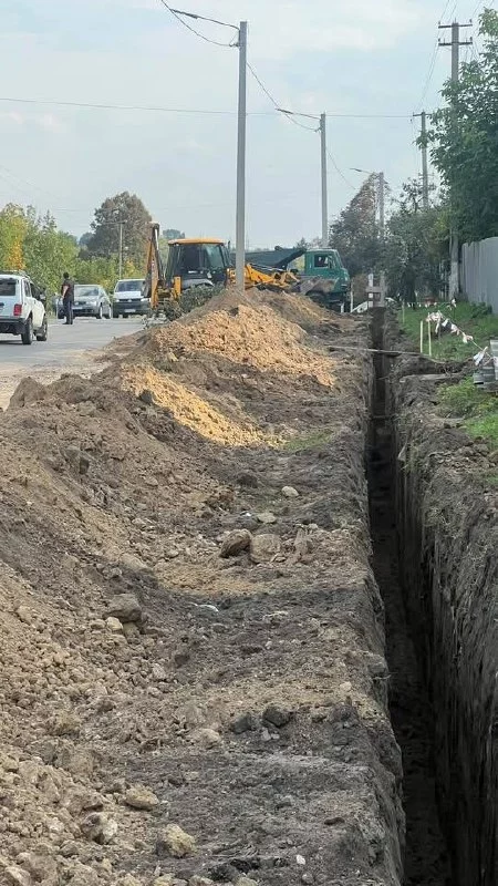 водопровод ремонтируют под Харьковом