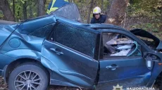 Появились фото с места ДТП на Харьковщине, в котором погибла Ольга Кривогуб