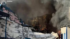 Взрыв в Харькове: ударил БпЛА, произошел пожар, погибший (фото)