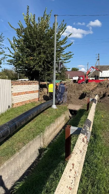 водопровод ремонтируют под Харьковом