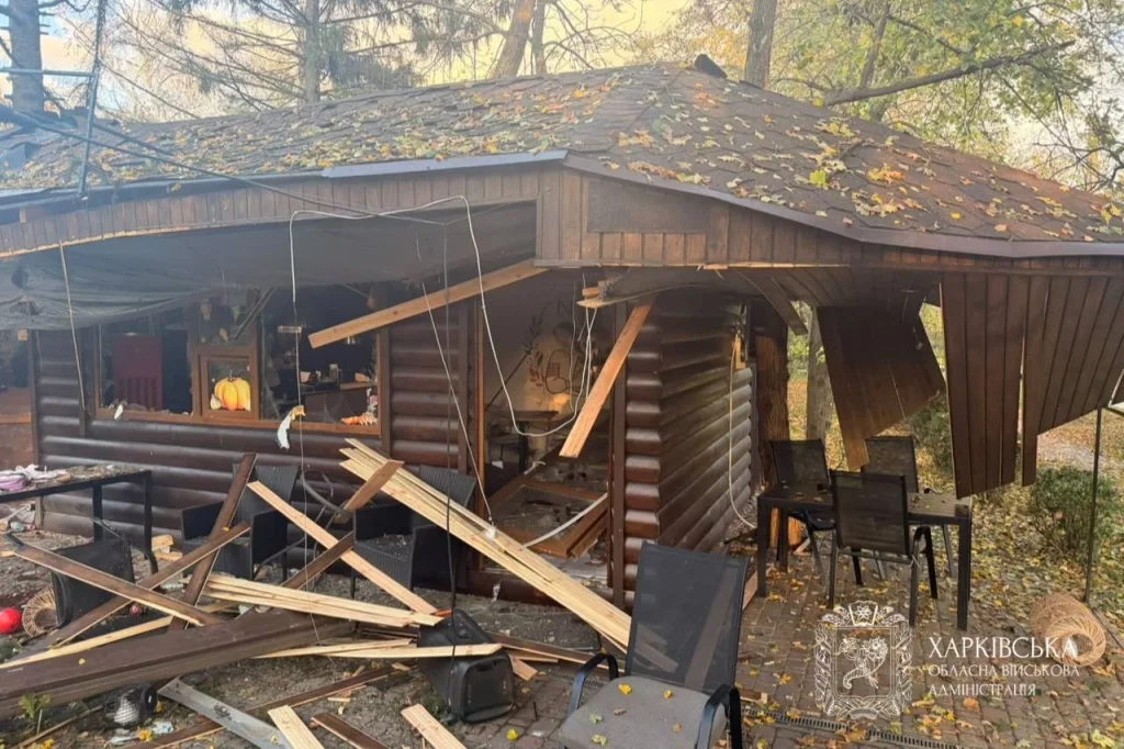 удар по парку Новая Водолага