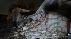 Появились фото последствий вечерних ударов по Новобаварскому району