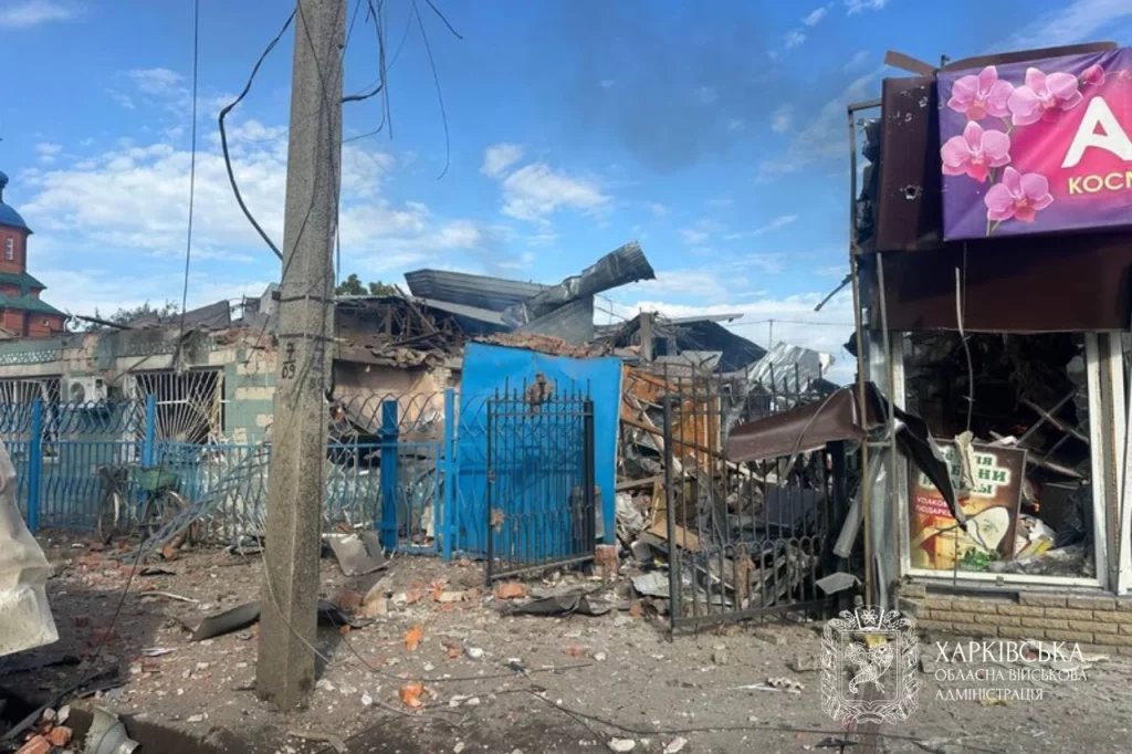удар по рынку в Лозовой
